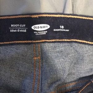 Boot cut old navy jeans